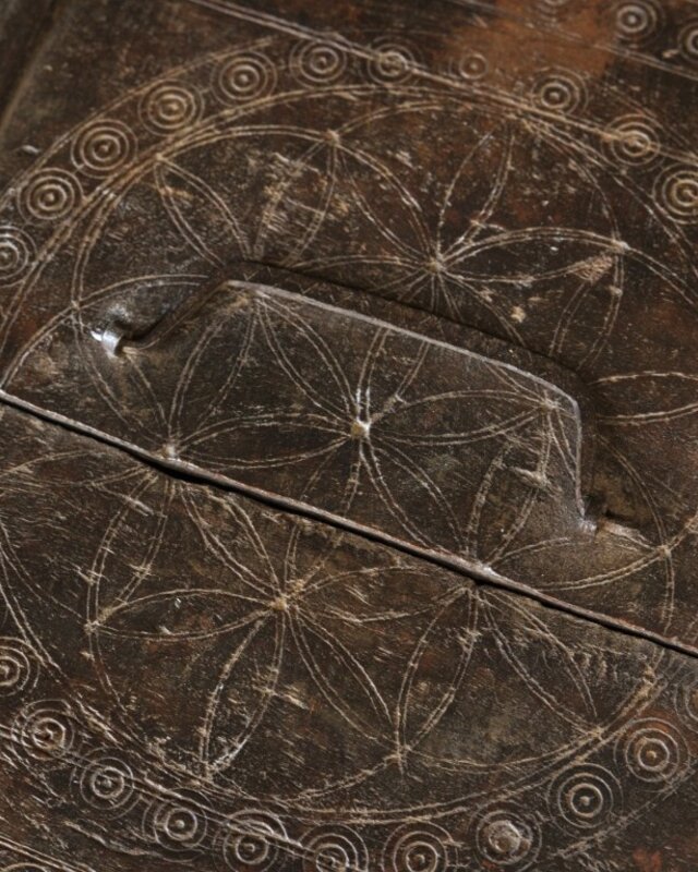Be-Uniq Origineel oud Dauri kistje | India | H20 cm
