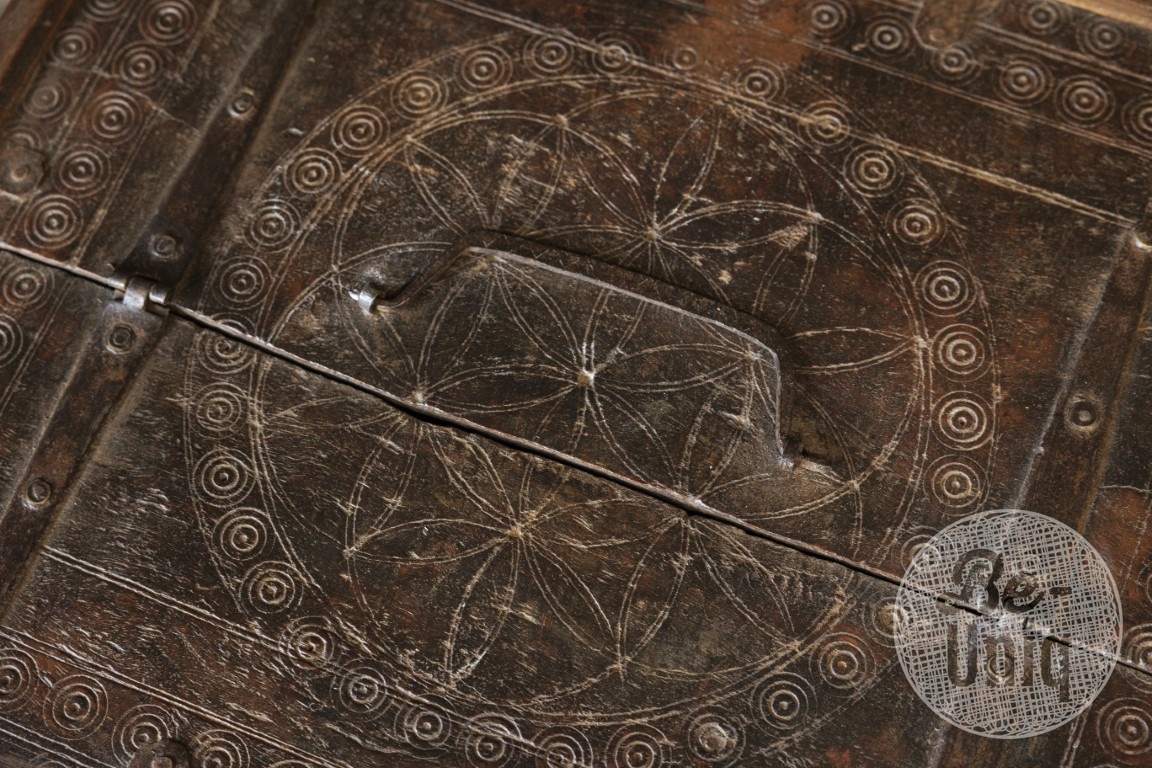 Be-Uniq Origineel oud Dauri kistje | India | H20 cm
