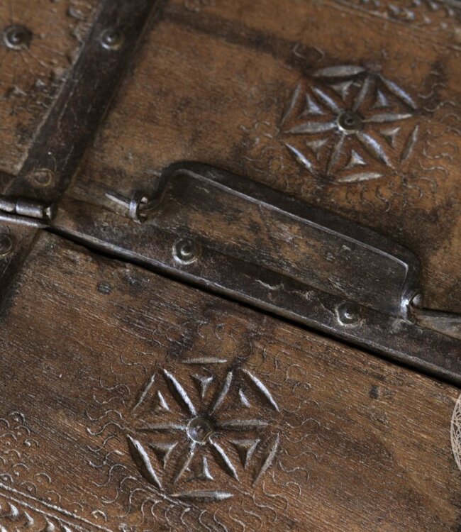 Be-Uniq Origineel oud Dauri kistje | India | H20 cm