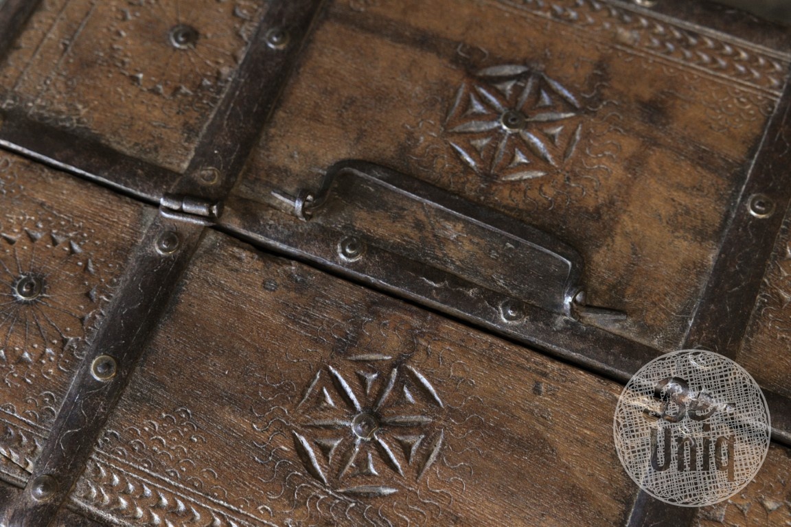 Be-Uniq Origineel oud Dauri kistje | India | H20 cm