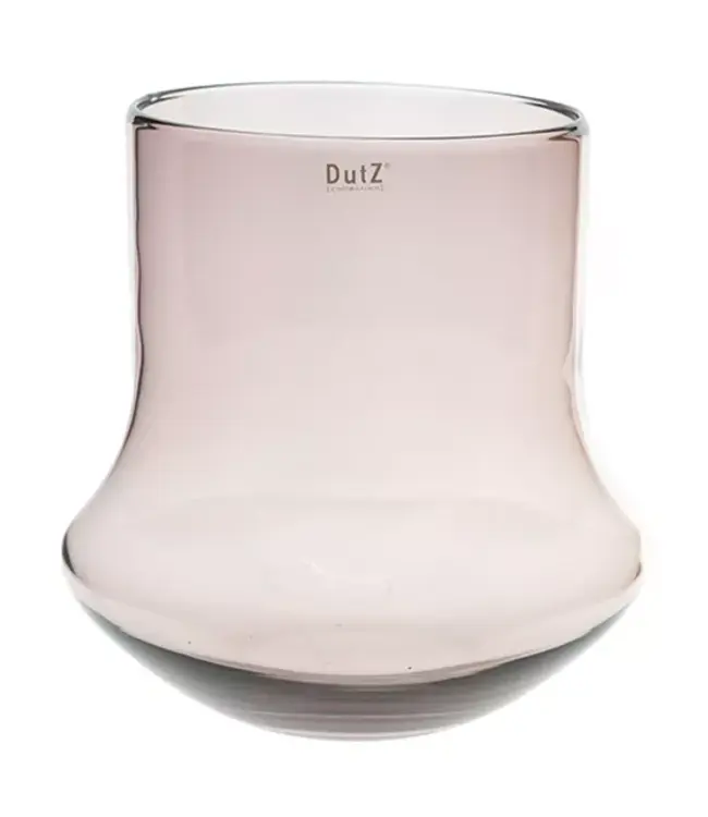 DutZ Vaas Bara | Aubergine Transparant | H30 x D30 cm