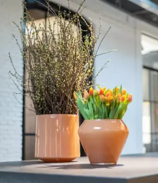 DutZ Vaas Robin | Gravel | H30 x D28 cm