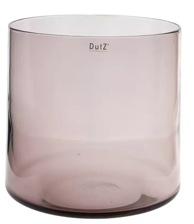 DutZ Vaas Robin | Aubergine Transparant | H30 x D28 cm