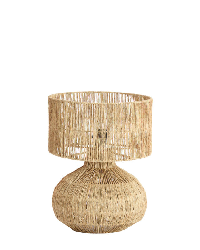 Light&Living Tafellamp Arova | Naturel | H40 x D30 cm