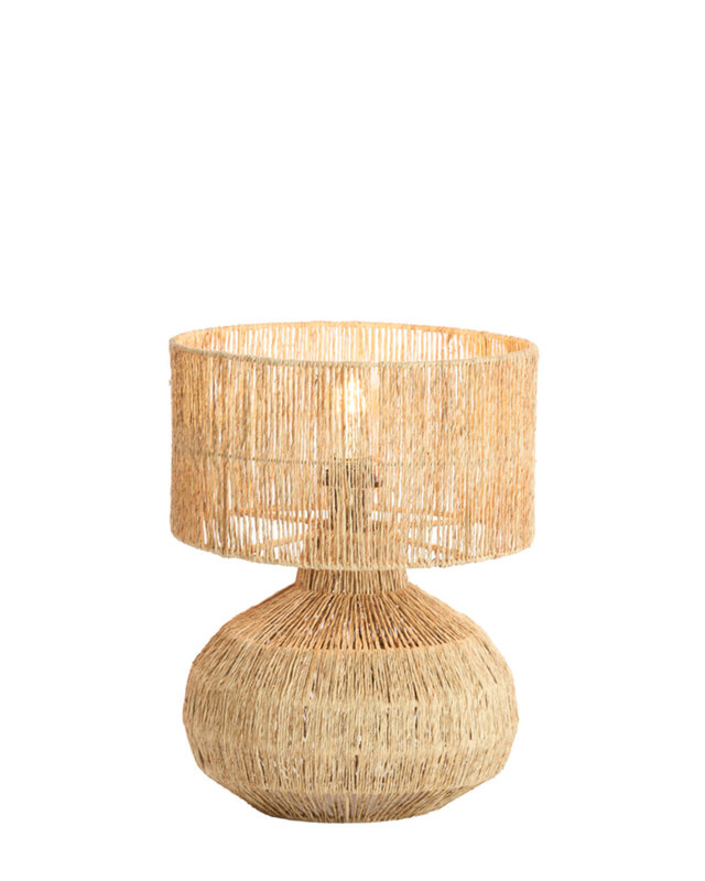 Light&Living Tafellamp Arova | Naturel | H40 x D30 cm