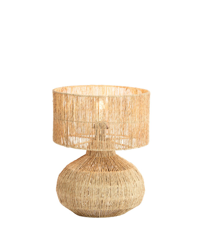 Light&Living Tafellamp Arova | Naturel | H40 x D30 cm