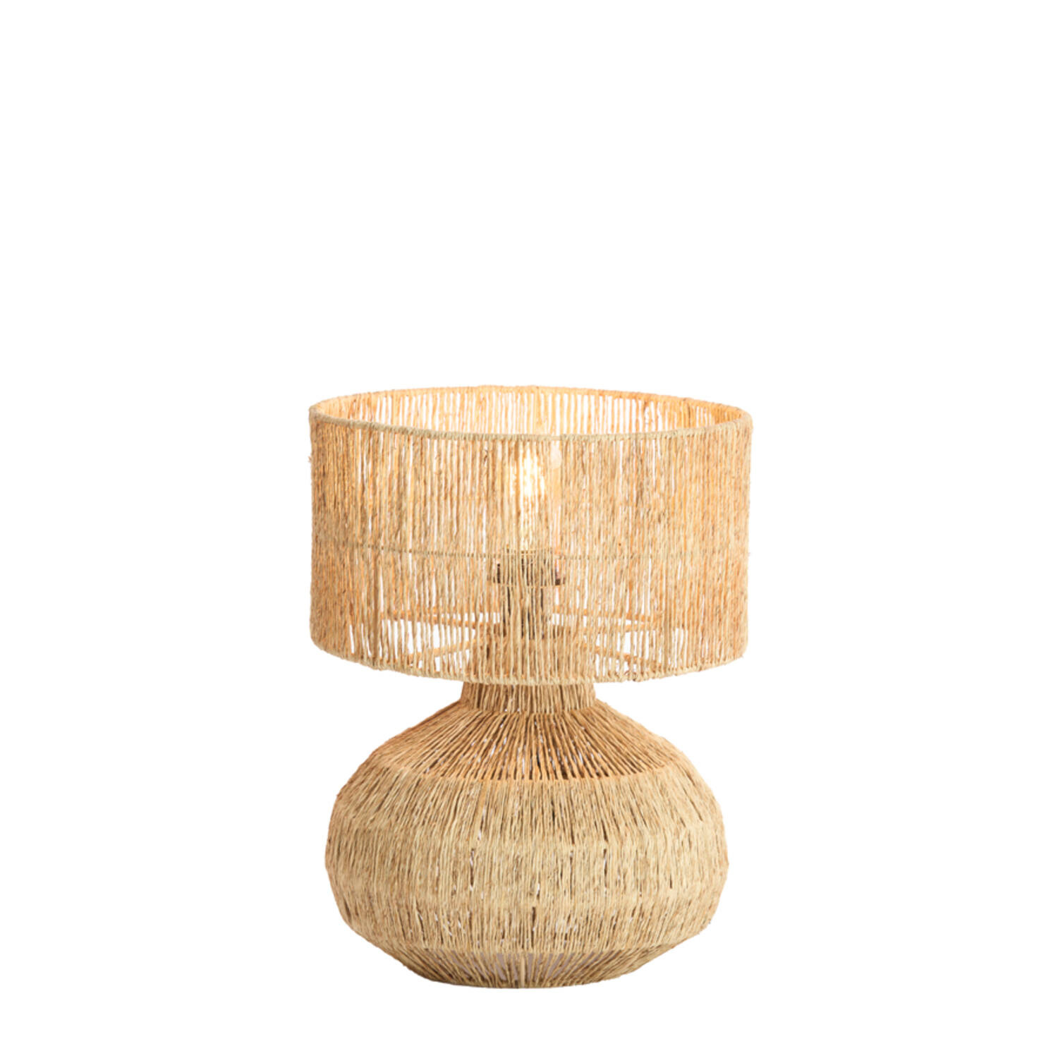 Light&Living Tafellamp Arova | Naturel | H40 x D30 cm