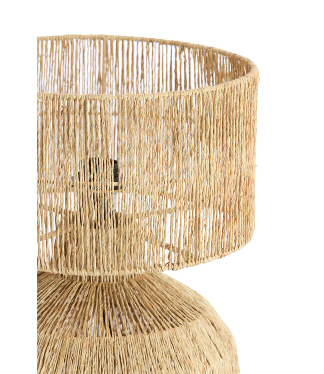 Light&Living Tafellamp Arova | Naturel | H40 x D30 cm