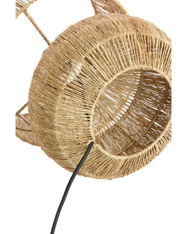 Light&Living Tafellamp Arova | Naturel | H40 x D30 cm