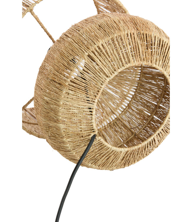 Light&Living Tafellamp Arova | Naturel | H40 x D30 cm