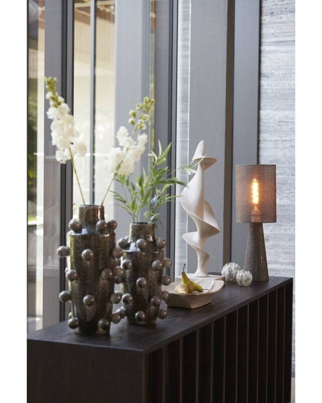 Light&Living Tafellamp Micky | Bruin | Linnen | H58 x D20 cm