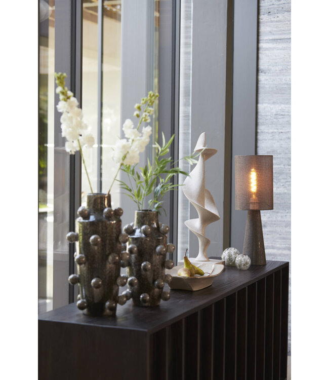 Light&Living Tafellamp Micky | Bruin | Linnen | H58 x D20 cm