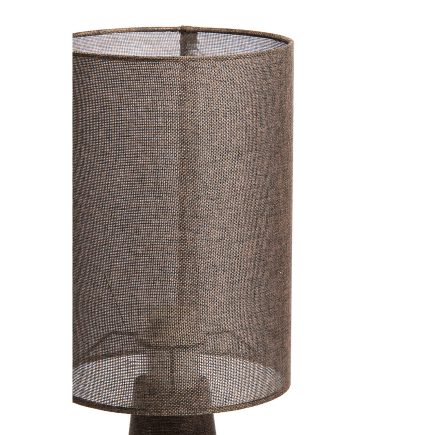 Light&Living Tafellamp Micky | Bruin | Linnen | H58 x D20 cm