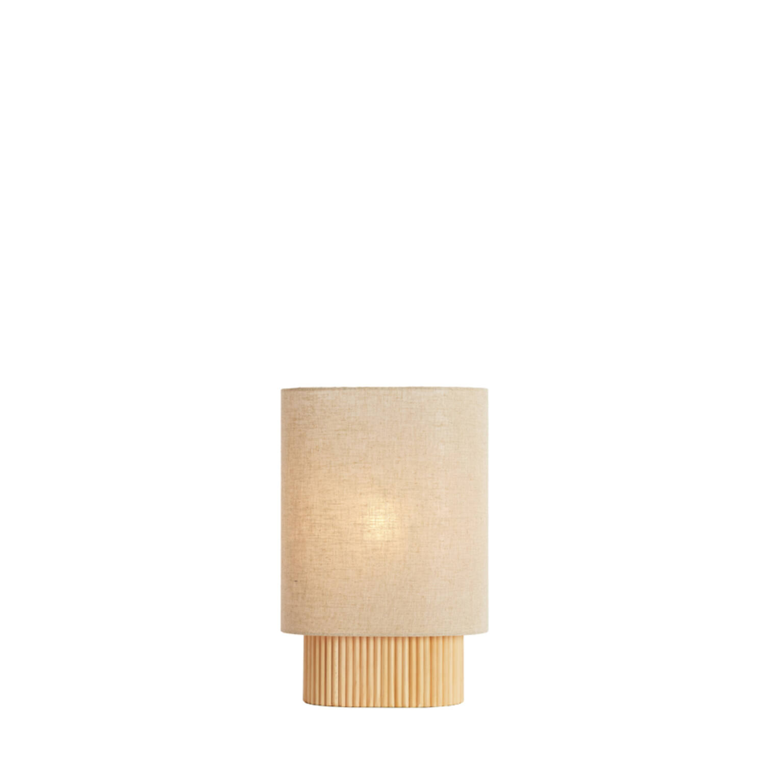 Light&Living Tafellamp Laslo | Naturel | Linnen | H45 x B30 x D20 cm