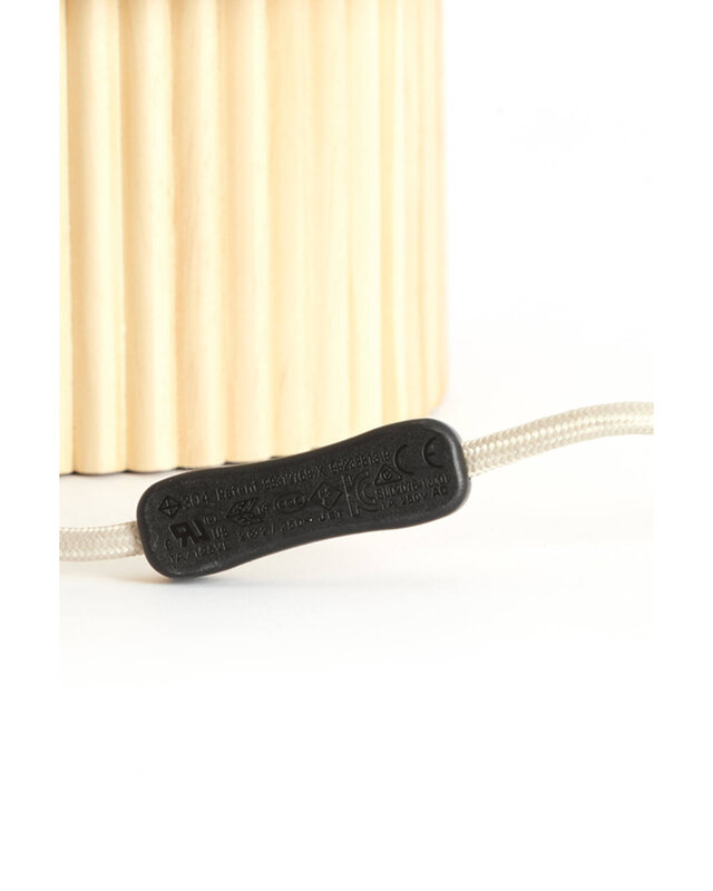 Light&Living Tafellamp Laslo | Naturel | Linnen | H45 x B30 x D20 cm