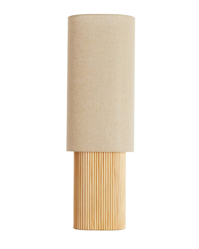Light&Living Tafellamp Laslo | Naturel | Linnen | H94 x B30 x D20 cm