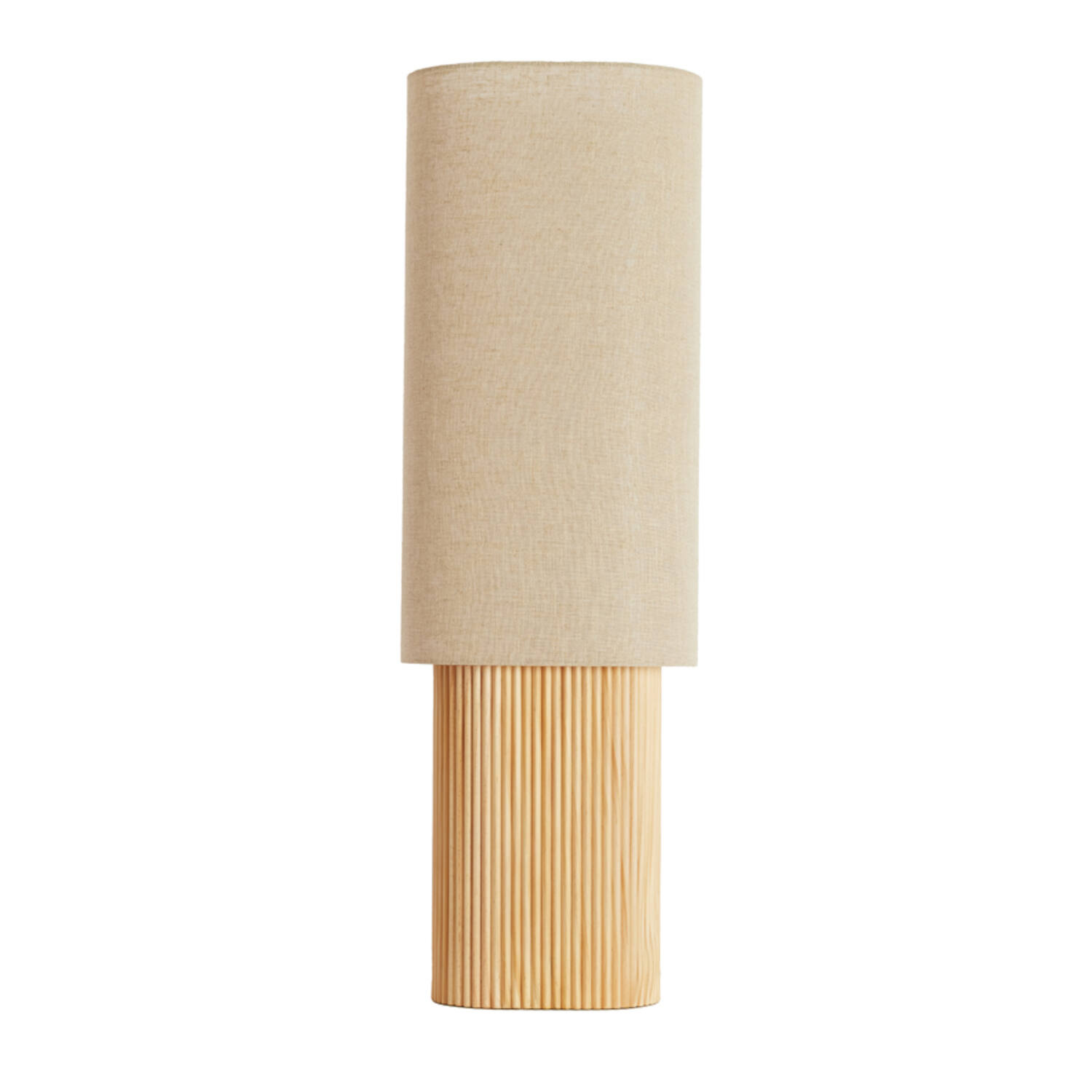 Light&Living Tafellamp Laslo | Naturel | Linnen | H94 x B30 x D20 cm