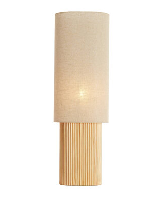 Light&Living Tafellamp Laslo | Naturel | Linnen | H94 x B30 x D20 cm