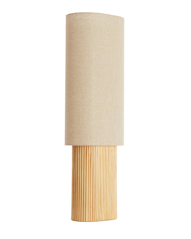 Light&Living Tafellamp Laslo | Naturel | Linnen | H94 x B30 x D20 cm