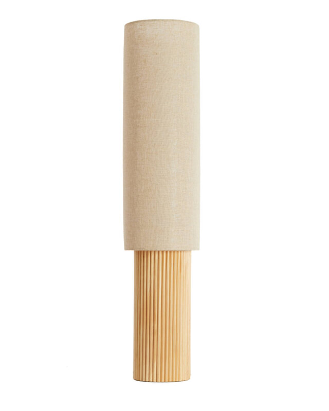 Light&Living Tafellamp Laslo | Naturel | Linnen | H94 x B30 x D20 cm