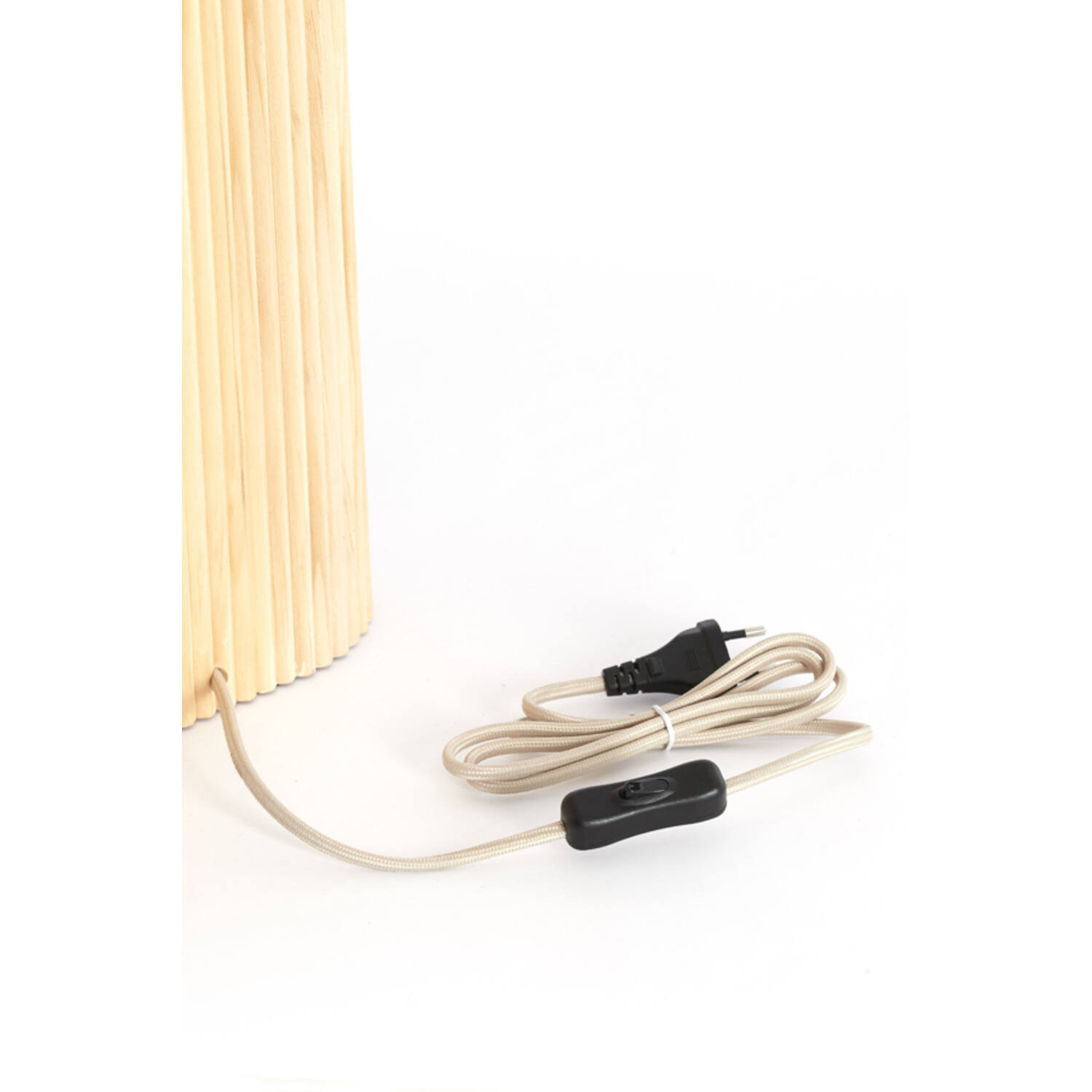 Light&Living Tafellamp Laslo | Naturel | Linnen | H94 x B30 x D20 cm