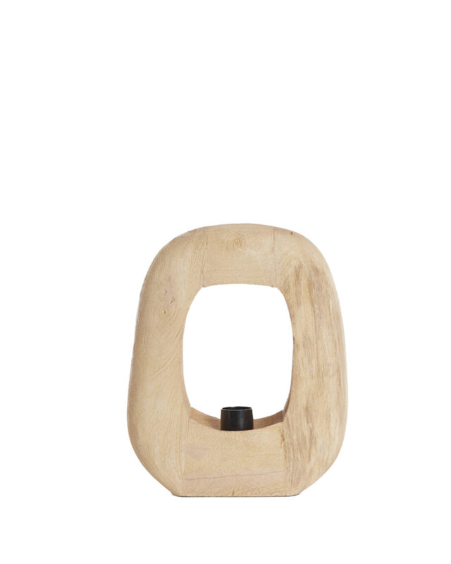 Light&Living Tafellamp Kelafo | Hout | Mat Naturel | H30 x B24 x D8 cm