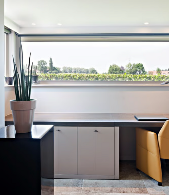 Dauby STUK MEUBELKNOP PTT VEROUDERD IJZER - ZWART (VO) 60mm