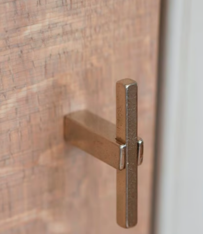 Dauby STUK MEUBELKNOP PTT WIT BRONS (WB) 60mm