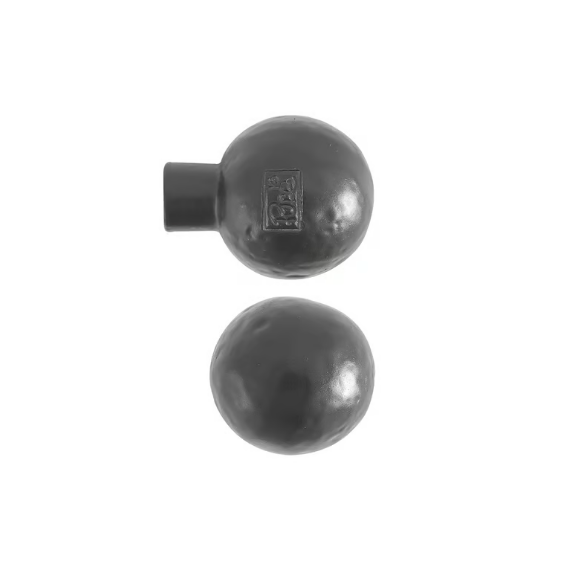 Dauby STUK MEUBELKNOP PT-25 VEROUDERD IJZER - ZWART (VO) 25mm