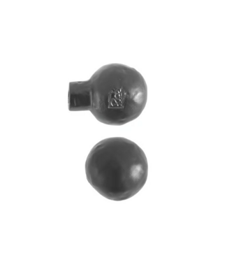 Dauby STUK MEUBELKNOP PT-20 VEROUDERD IJZER - ZWART (VO) 20mm
