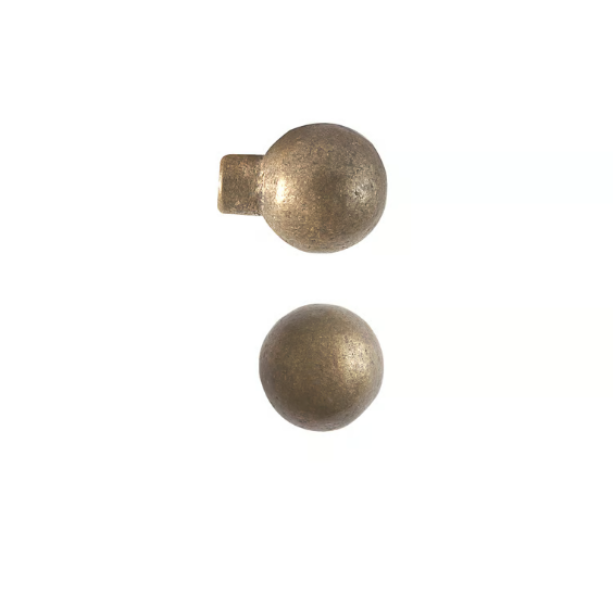 Dauby STUK MEUBELKNOP PT-20 RUW BRONS (RB) 20mm