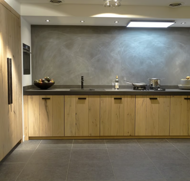 Dauby STUK MEUBELGREEP PML96/150 VEROUDERD IJZER - ZWART (VO) L150mm