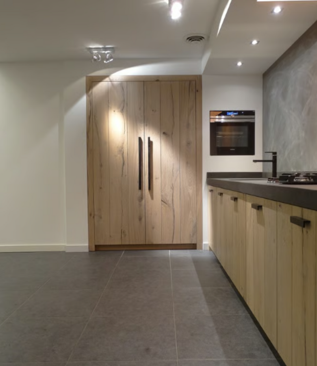 Dauby STUK MEUBELGREEP PML96/150 VEROUDERD IJZER - ZWART (VO) L150mm