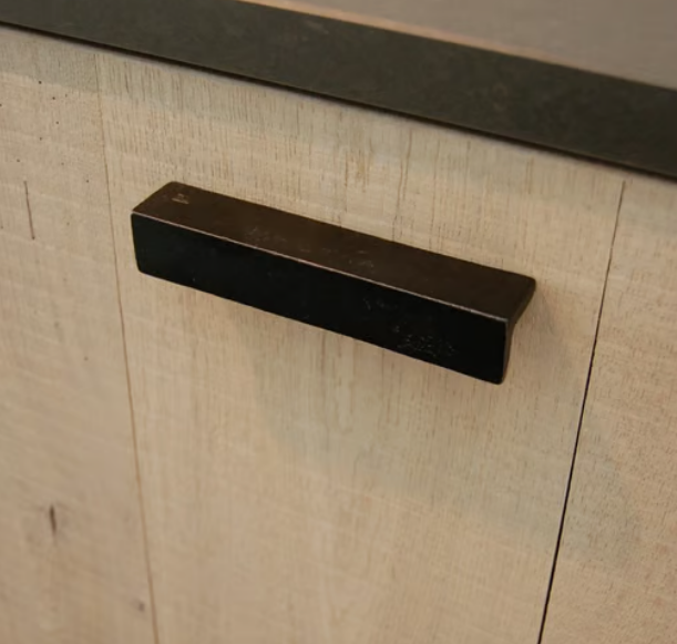 Dauby STUK MEUBELGREEP PML96/150 VEROUDERD IJZER - ZWART (VO) L150mm