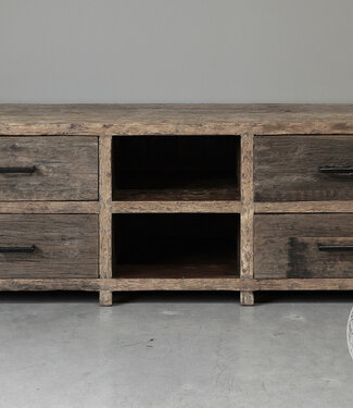 Be-Uniq TV-Dressoir | Oud Hout | Limited Edition | L160 cm