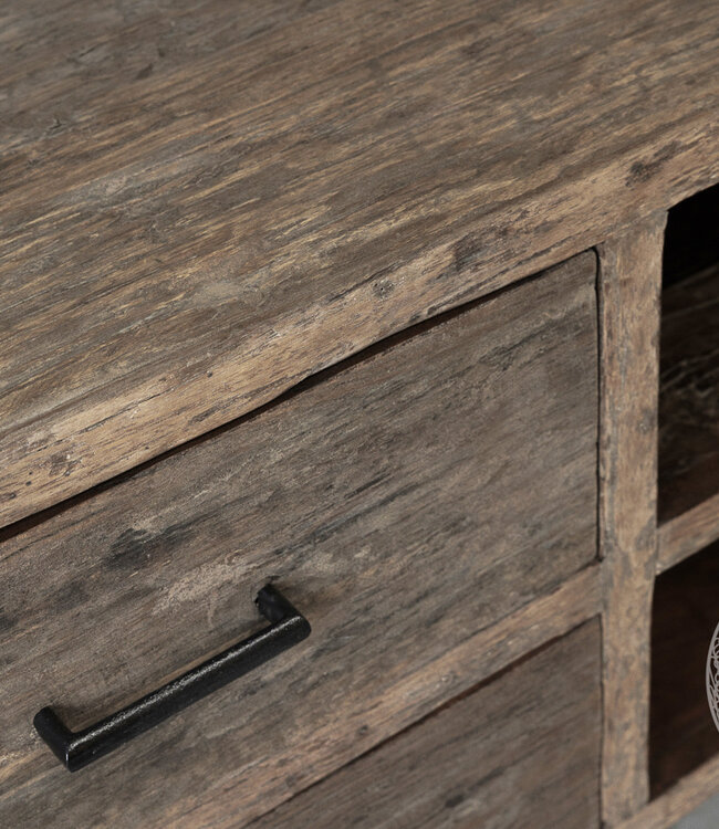 Be-Uniq TV-Dressoir | Oud Hout | Limited Edition | L160 cm