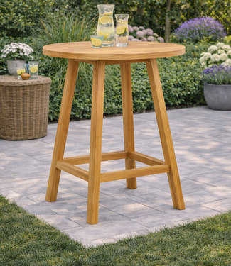 Rene houtman Ronde bartafel voor in de tuin 105x80 cm