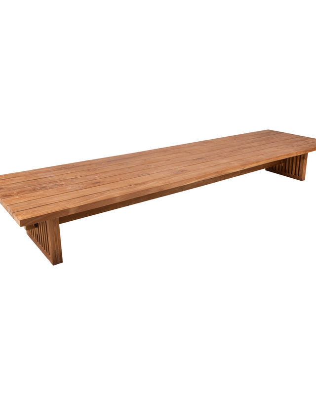 Rene Houtman Salontafel Bymon 300x80x40 Tuintafel Met Naden