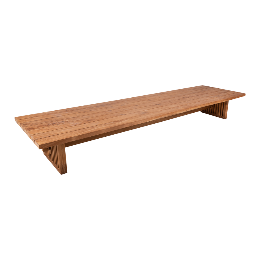Rene Houtman Salontafel Bymon 300x80x40 Tuintafel Met Naden
