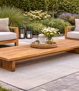 Rene houtman Salontafel Bymon 300x80x40 Tuintafel Met Naden