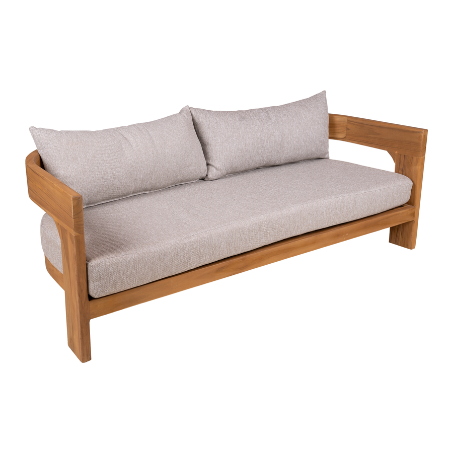Rene Houtman Tuinbank Balby 2-zits 183x80x61 cm inclusief kussens