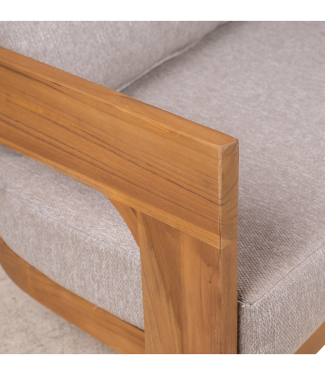 Rene houtman Tuinbank Balby 2-zits 183x80x61 cm inclusief kussens