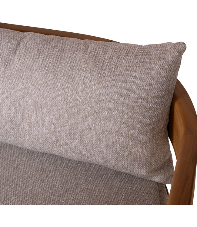 Rene houtman Tuinbank Balby 2-zits 183x80x61 cm inclusief kussens