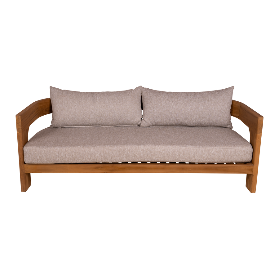 Rene Houtman Tuinbank Balby 2-zits 183x80x61 cm inclusief kussens