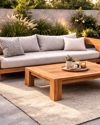 Rene Houtman Salontafel Tuintafel Balby 120x80x35 Cm Rechthoek