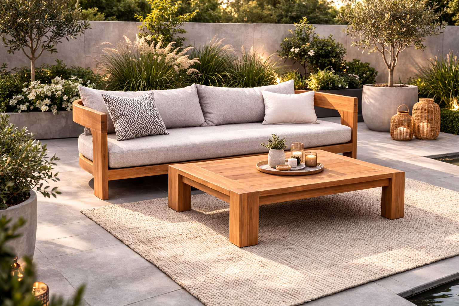 Rene Houtman Salontafel Tuintafel Balby 120x80x35 Cm Rechthoek