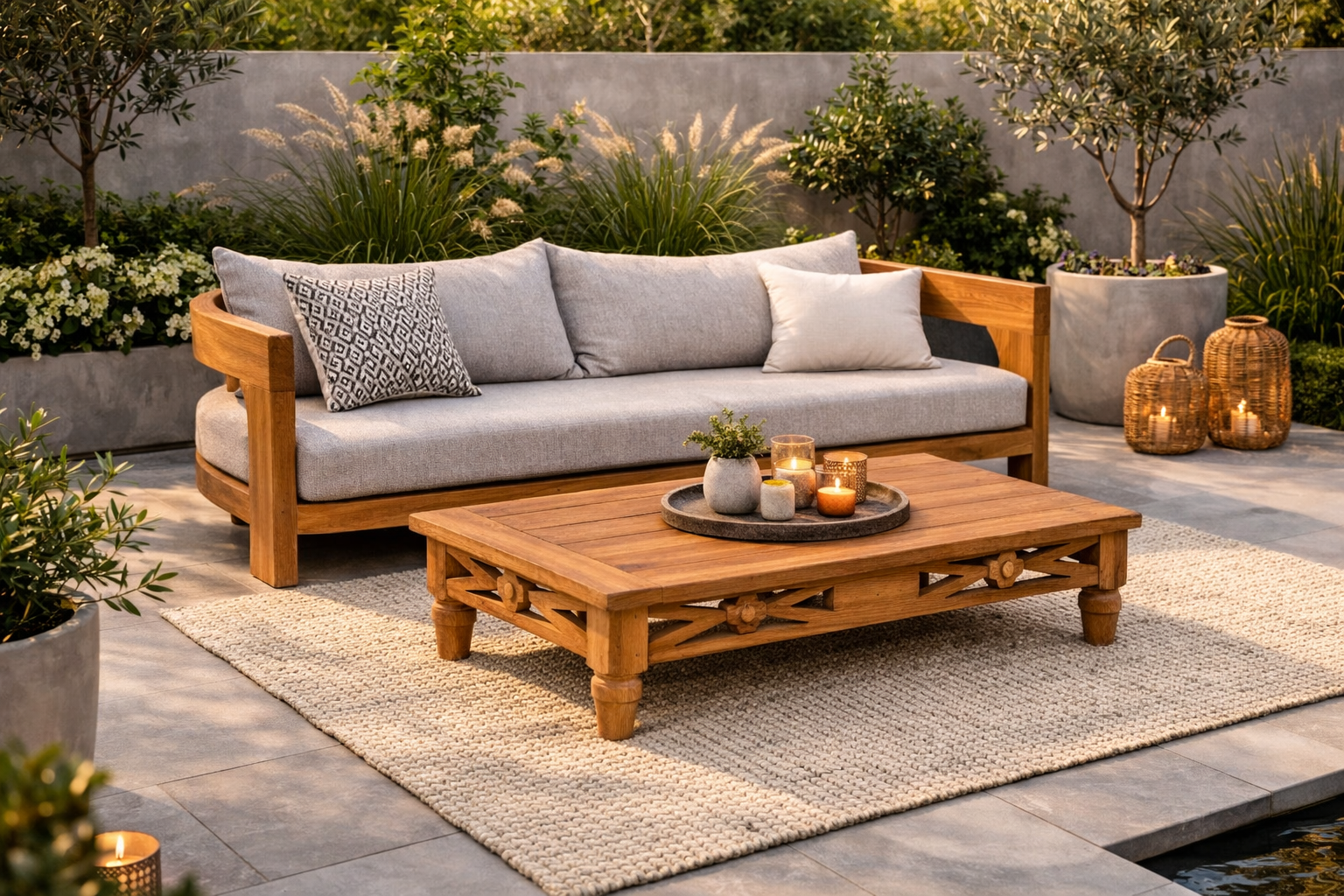 Rene Houtman Tuintafel Arus Salontafel 120 x 60 x 30 Cm