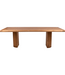 Rene Houtman Tuintafel Hout Rond Afgeronde Poten 240x100x78 Cm