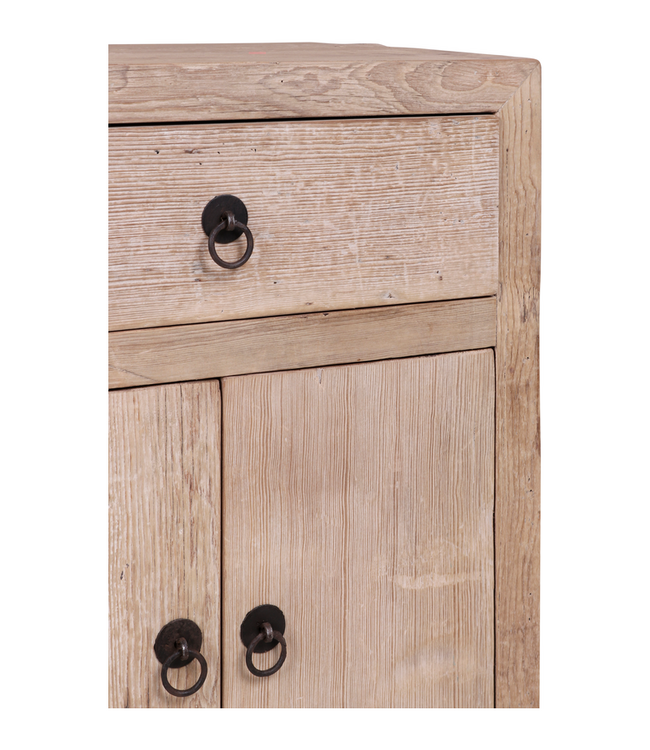 Rene Houtman Nachtkastje Saar 1 lade, 2-deurs Licht Hout
