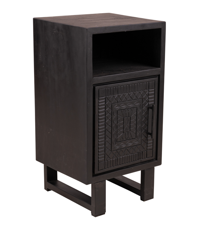 Rene Houtman Nachtkastje Dallie Links Of Rechts - Houtsnijwerk